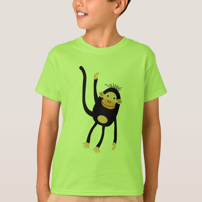 Back To School Little Monkey T-Shirt (Front)