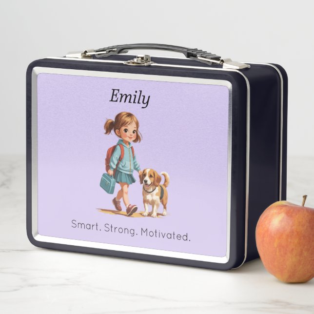 Back to School Lunch Box – Personalized (En situation)