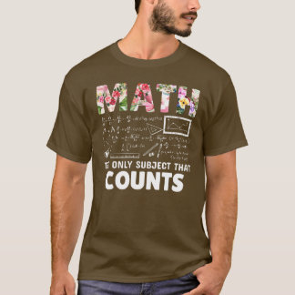 Back to school-math counts  T-Shirt