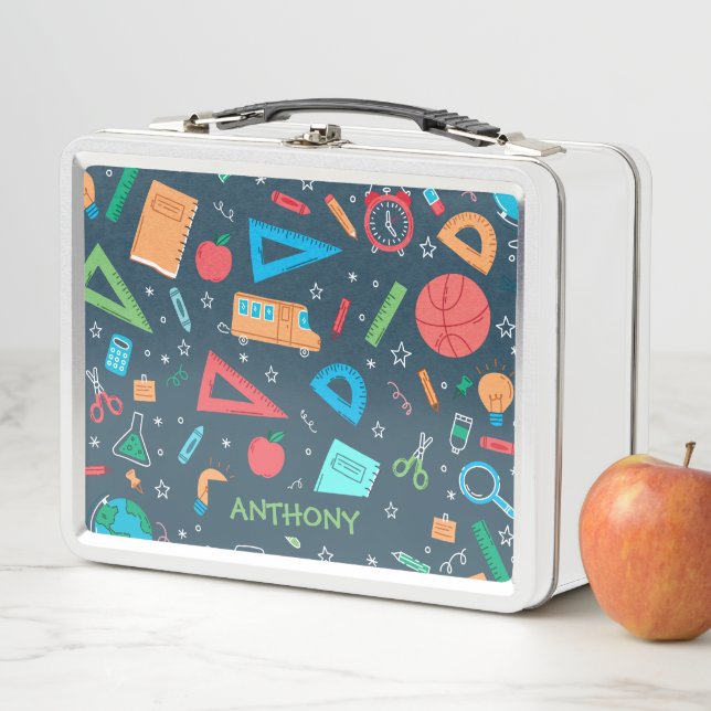 Back to School Metal Lunch Box (In Situ)