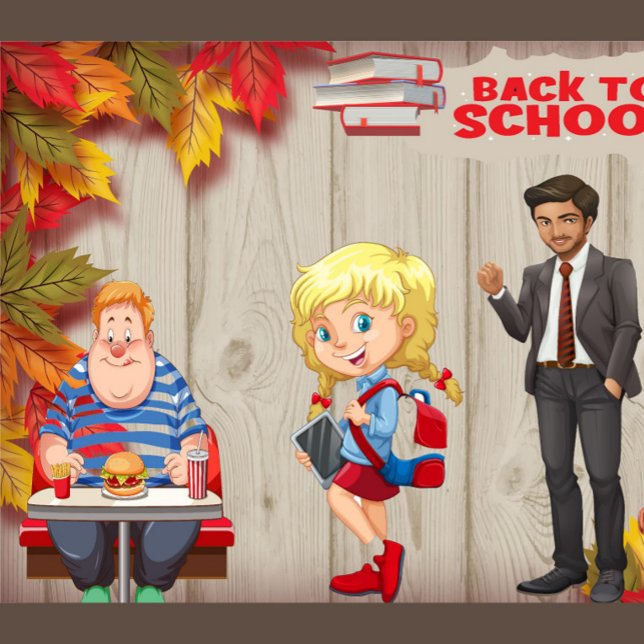 Back To School Metal Lunch Box (Children Going Back To School Lunch Boxes!)