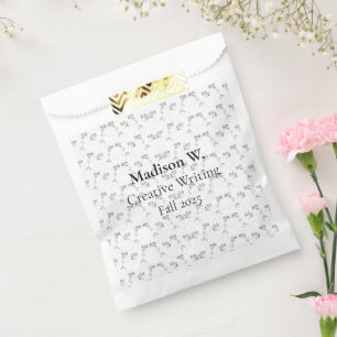 Back-to-School Minimal Line Pattern Summer Favour Bag