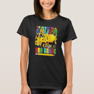 Back To School Mixer Truck Ready To Crush 3rd Gra T-Shirt