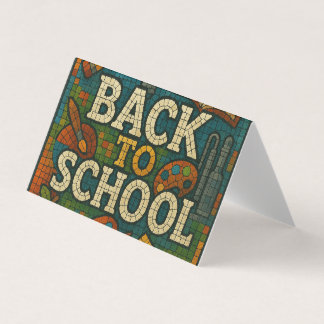 Back to school mosaic style