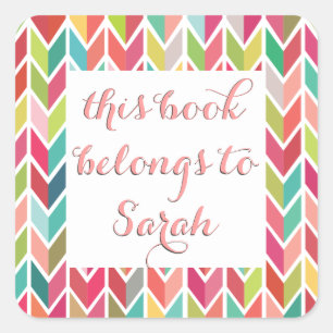 Back to School Name Book Stickers
