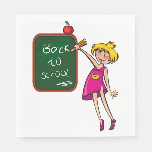 BACK TO SCHOOL NAPKIN (Front)
