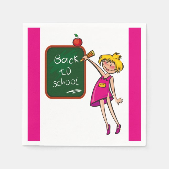 BACK TO SCHOOL NAPKIN (Front)