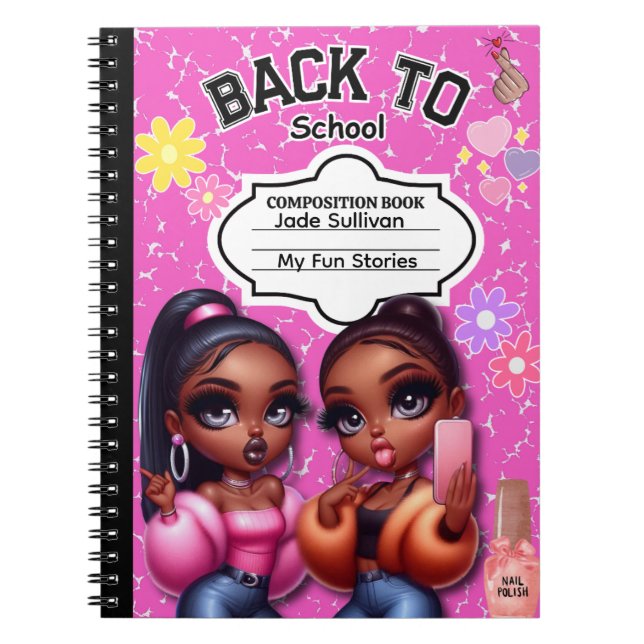 Back To School Notebook (Customisable) (Front)