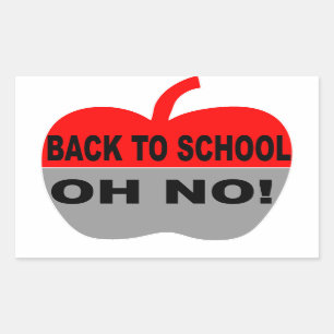 Back To School Oh No Sticker