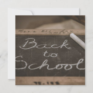 Back to School on an old school slate