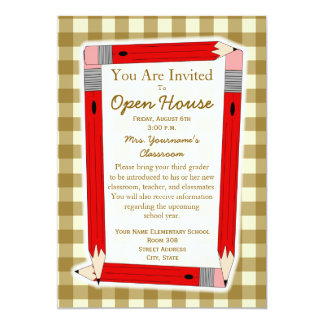 Elementary Open House Invitations 7