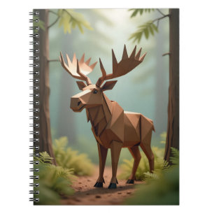 Back To School Origami Moose Notebook