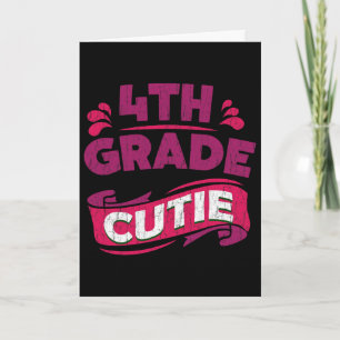 Back To School Outfit For Girls - 4th Grade  Card