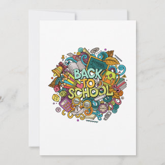 back-to-school party invitation