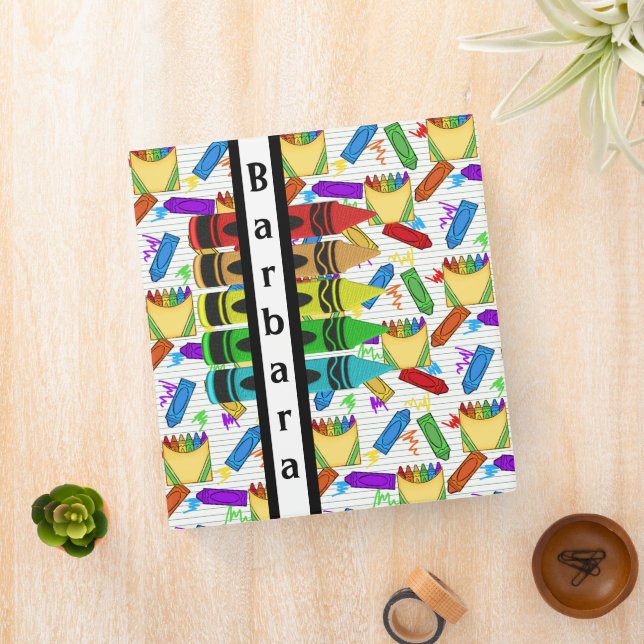 Back To School Personalize  Binder (In Situ)