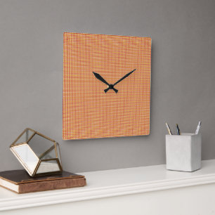 Back to School Personalized Essentials Square Wall Clock
