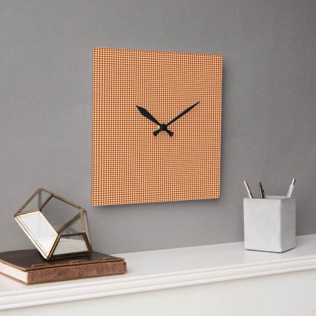 Back to School Personalized Essentials Square Wall Clock (Office)