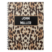 Back to school Personalized leopard skin print