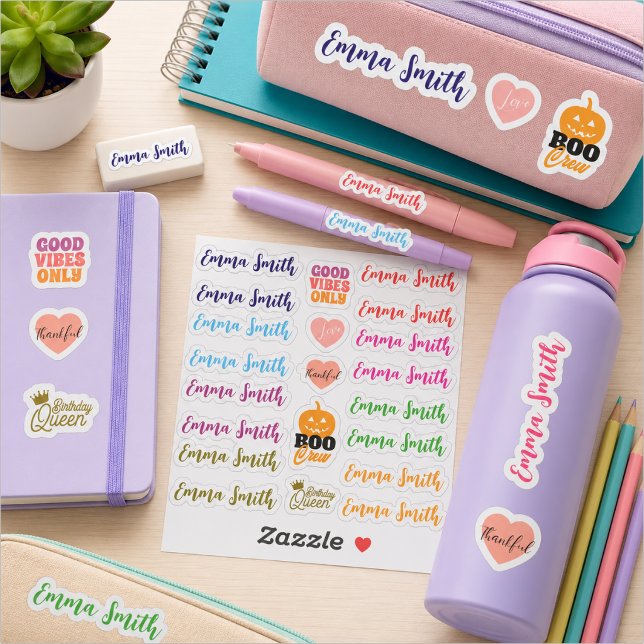 Back to School Personalized Rainbow Name (Creator Uploaded)