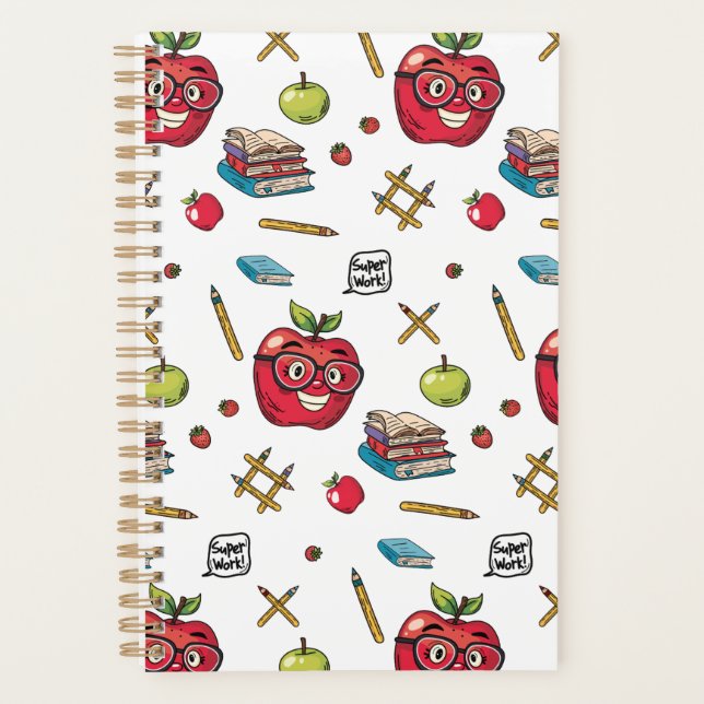 Back to School Planner: Bright and Fun Designs Planner (Front)