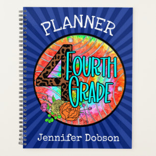 Back to school planner for fourth grade