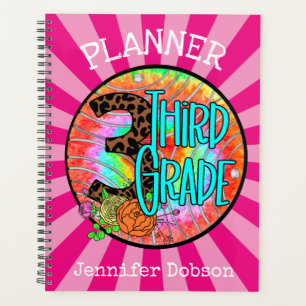Back to school planner for third grade