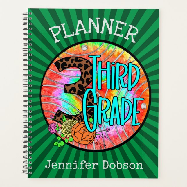 Back to school planner for third grade (Front)