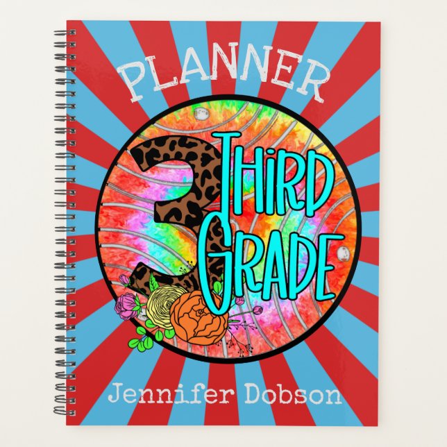 Back to school planner for third grade (Front)