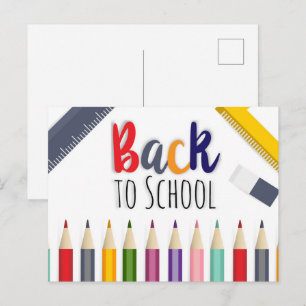 Back to School Postcard