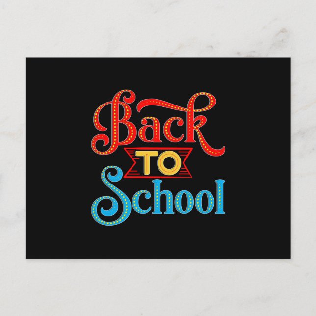 Back to School Postcard (Front)