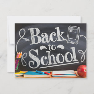 back to school Postcard