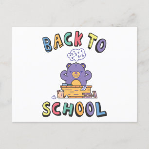 Back to school postcard