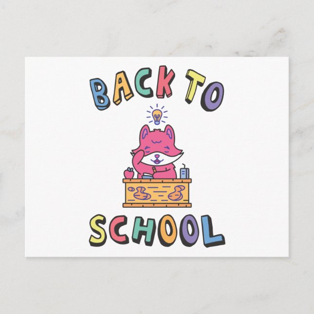 Back to school postcard (Front)