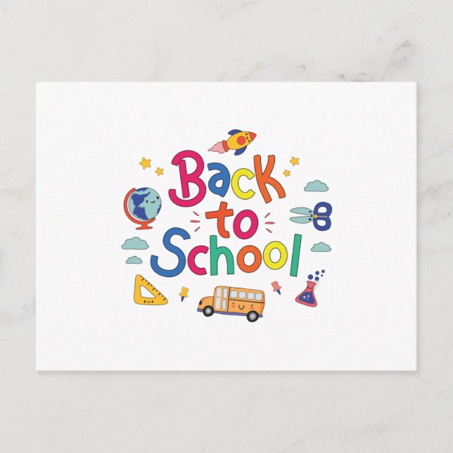 Back to school postcard (Front)