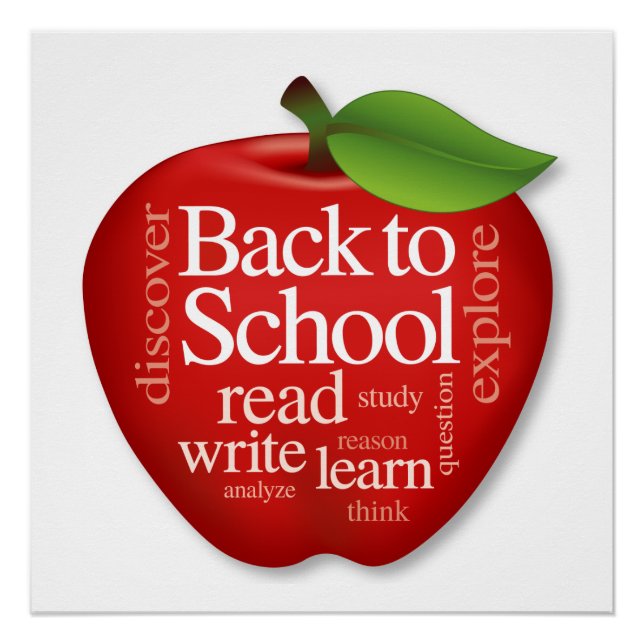 Back to School Poster (Front)