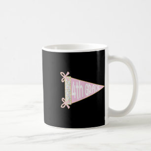 Back To School Preppy Pennant Flag Fourth Grade Co Coffee Mug