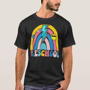 Back To School Preschool Rainbow Teacher Student K T-Shirt
