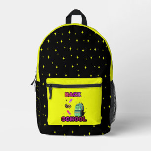Back to school printed backpack