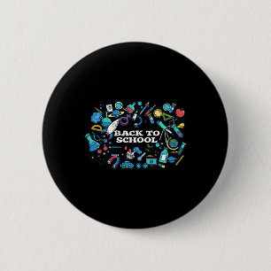 Back To School Problem Solver Troubleshooter Engin 2 Inch Round Button