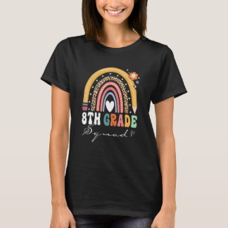 Back To School Rainbow 8th Eighth Grade Squad Teac T-Shirt