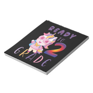 Back To School, Ready To 2Th Grade Notepad