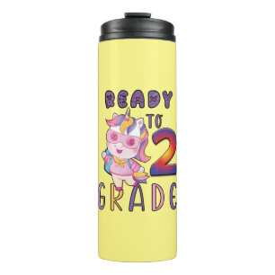 Back To School, Ready To 2Th Grade Thermal Tumbler