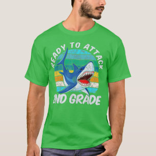 Back To School Ready To Attack First Day Kids (40) T-Shirt