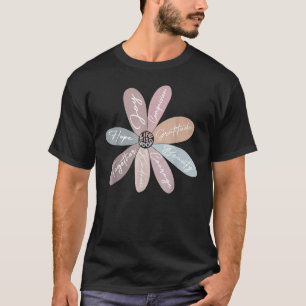 Back To School Retro Colorful Daisy Affirmation Sc T-Shirt