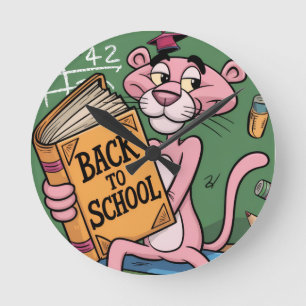 Back to school  round clock