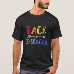 Back To School S For Women First Day Of School Tea T-Shirt