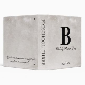 Back to School Scrapbook Binder