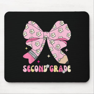 Back To School Second 2nd Grade Kid Teacher Coquet Mouse Pad