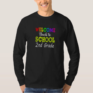 Back To School Second Day Of Second Grade Hello 2n T-Shirt