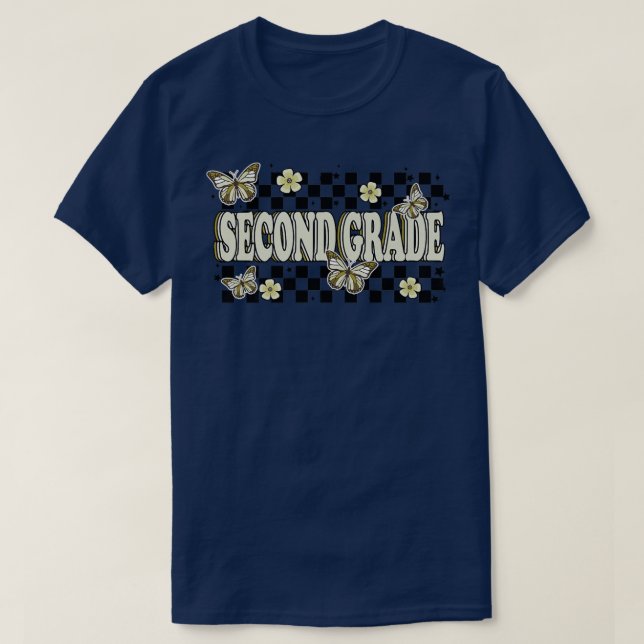 Back To School Second Grade 2nd Grade First Day of T-Shirt (Design Front)